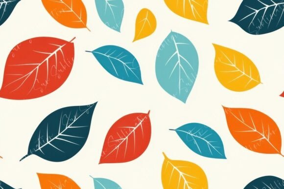 Colorful Patterns of Fall Seamless: A Vibrant Digital Asset for Seasonal Design
