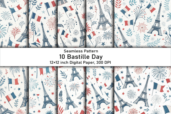 Elevate Your Craft Projects with Minimalist Bastille Day Patterns and Patriotic Historical Celebrations