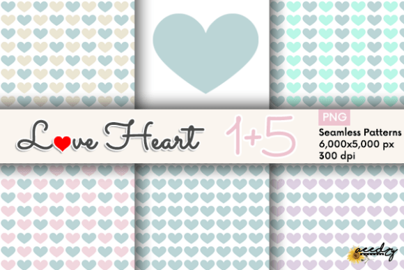 Oceanside Hearts Patterns: A Versatile Digital Resource for Creative Projects