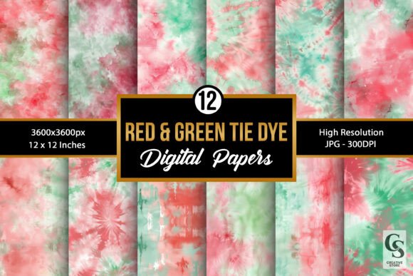 Red Green Tie Dye Seamless Patterns: A Comprehensive Evaluation for Crafters and Designers