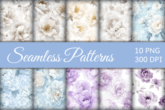 Transform Your Creative Projects with Watercolor Peony Seamless Patterns PNG