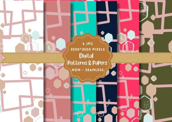 Unlocking Creativity with Square Shapes Digital Paper Patterns